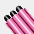 Chapinha Triondas Ondulador Formador Triplo 22mm Modelador de Cachos Onda Cabelo Cerâmica Para Longo E Curto 200°C