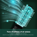 3 Em 1 Secador De Cabelo Escova Secadora Íon Negativo Poderoso Pente De Ar Quente110V