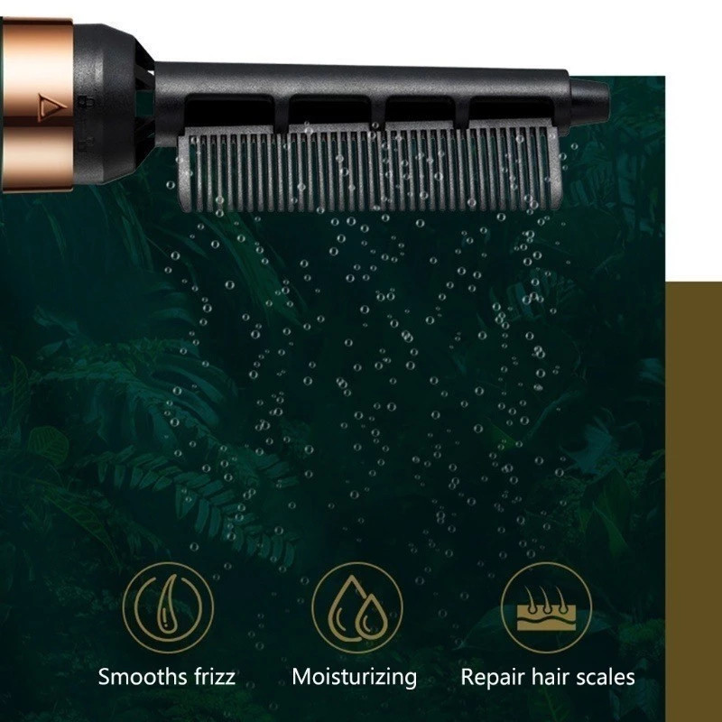 3 Em 1 Secador De Cabelo Escova Secadora Íon Negativo Poderoso Pente De Ar Quente110V