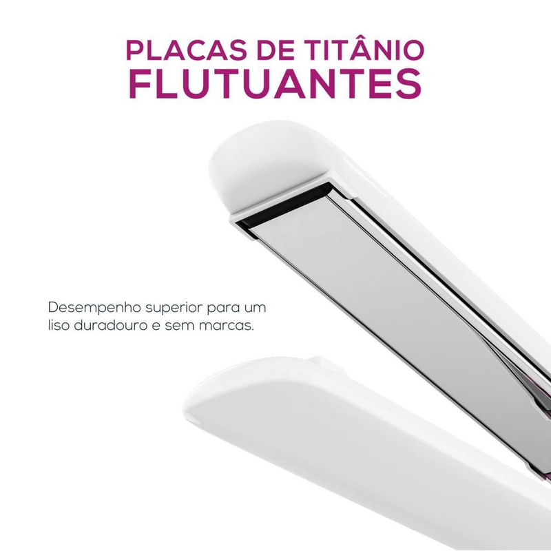 Prancha de Cabelo Britânia Íon Tourmaline Bivolt BPRE01A