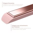 Prancha Britânia BPR04 Titanium 230 °C Bivolt Linha Viih Tube Ion Tourmaline Profissional