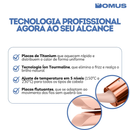 Prancha Britânia BPR04 Titanium 230 °C Bivolt Linha Viih Tube Ion Tourmaline Profissional