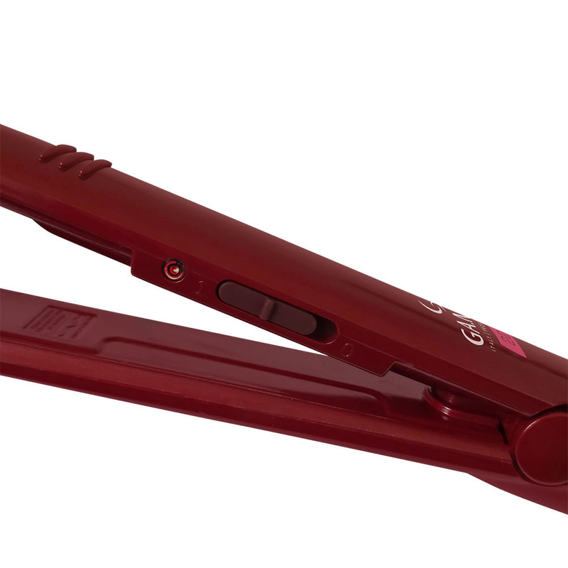 Prancha Gama Elegance New Lumina Red Ceramic Íon Bivolt