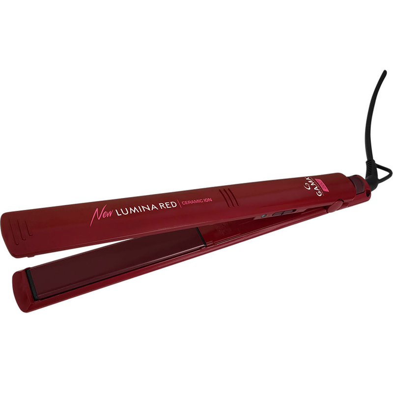 Prancha Gama Elegance New Lumina Red Ceramic Íon Bivolt