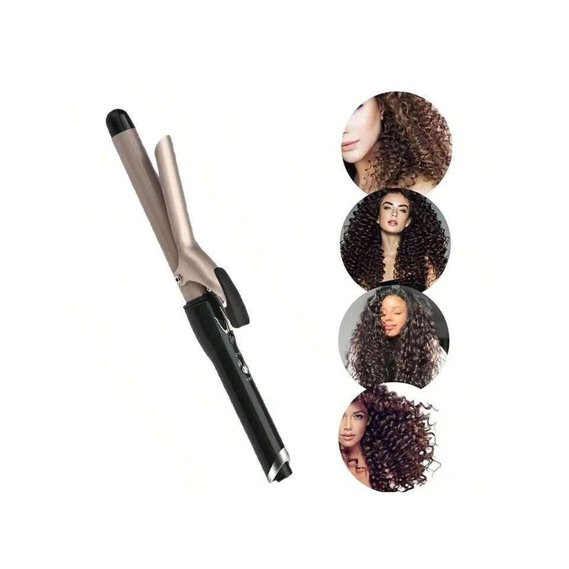 Modelador de cachos elétrico, aquecimento rápido, adequado para cachos grandes e pequenos