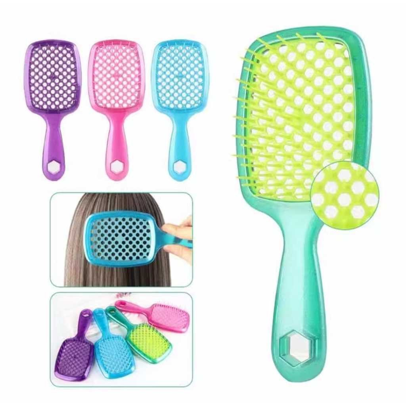 Kit Escova Polvo+ Escova Vazada+ Escova Magica e Touca de Cetim