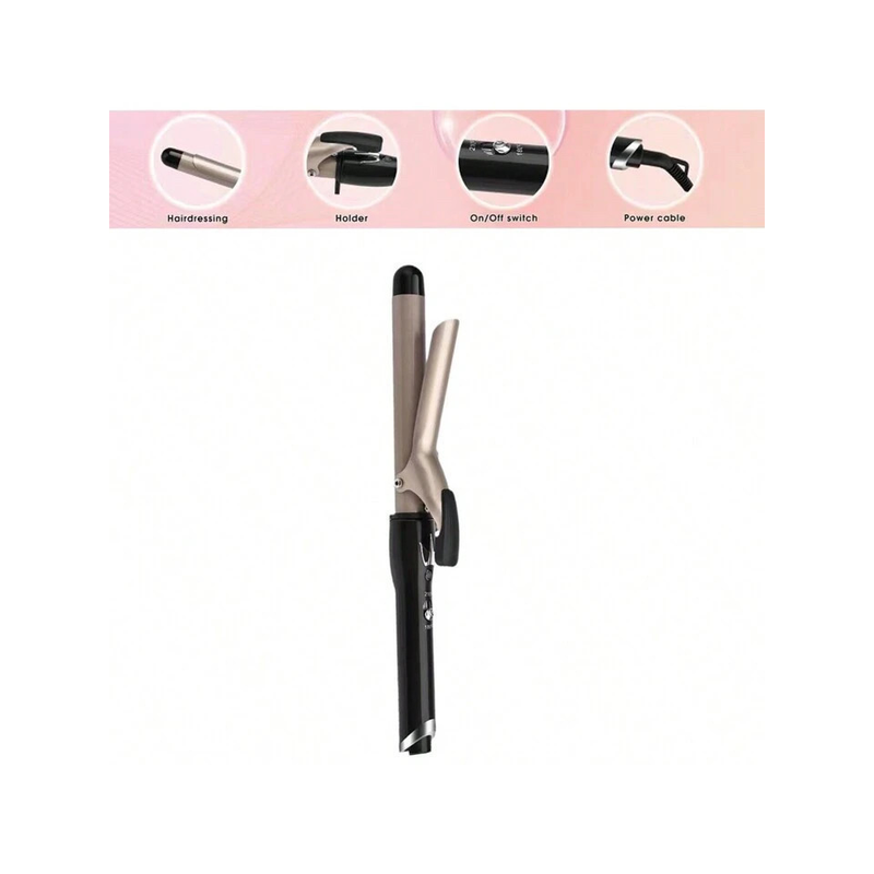 Modelador de cachos elétrico, aquecimento rápido, adequado para cachos grandes e pequenos