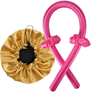 Kit Com Modelador De Cachos + Touca Cetim Dupla Face Com Regulador