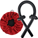 Kit Com Modelador De Cachos + Touca Cetim Dupla Face Com Regulador