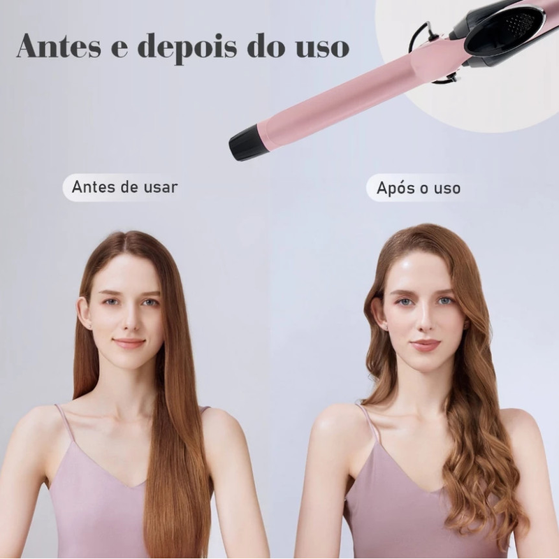 Modelador De Cachos Profissional 19mm Bivolt Ferro Ondulador