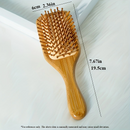 Escova De Cabelo De Bambu Natureza Antiestática De Madeira Couro Cabeludo Massagem Pente Almofada De Ar Ferramentas De E